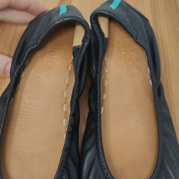 Tieks by Gavrieli Black Leather Ballet Flats- Womens- Size 7 - Picture 7 of 12